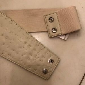 Accessories - Bedazzled beige belt Accessories - Bedazzled beige belt